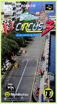 Super F1 Circus 3 Super Famicom JP box art